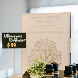 Organic Origins Spa - Our Ultrasonic Diffuser and Organic Essential Oils