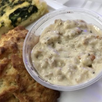 Geraldine's - The pork gravy. Not your typical biscuits and gravy, but still very tasty! - Coffee & Tea Near Me - Chicago, Illinois Geraldine's - The pork gravy. Not your typical biscuits and gravy, but still very tasty! - Coffee & Tea Near Me - Chicago, Illinois