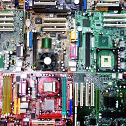 Bits & Bytes Computers - This is just a piece of our Motherboard Wall. Come in and take a look at the most unique wall in Katy.