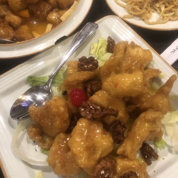 Ma's Restaurant - Prawns with Walnuts 3/4 - Chinese Near Me - San Jose, California