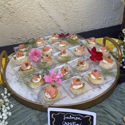 Smoked salmon crostini Smoked salmon crostini