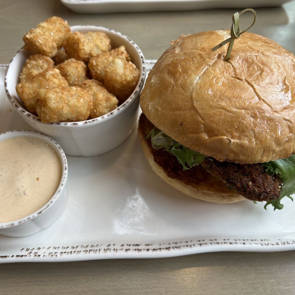 Tula's Kitchen - Chicken Sandwich with Tots - New American Near Me - Albuquerque, New Mexico Tula's Kitchen - Chicken Sandwich with Tots - New American Near Me - Albuquerque, New Mexico