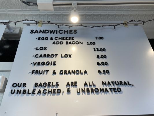 Menu photo 3 Balena Bagels Pittsburgh, PA