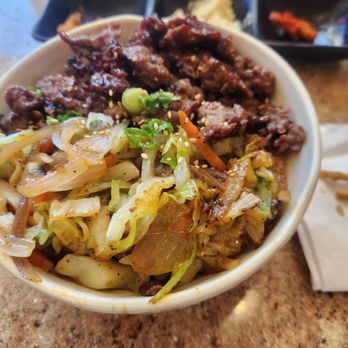 Korean Chili - Beef Bulgogi Bowl So fresh and flavorful. - Korean Near Me - Tulare, California Korean Chili - Beef Bulgogi Bowl So fresh and flavorful. - Korean Near Me - Tulare, California