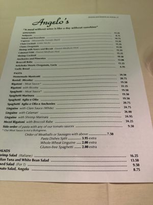 Menu photo 2 Angelo's Restaurant Lyndhurst, NJ Menu photo 2 Angelo's Restaurant Lyndhurst, NJ