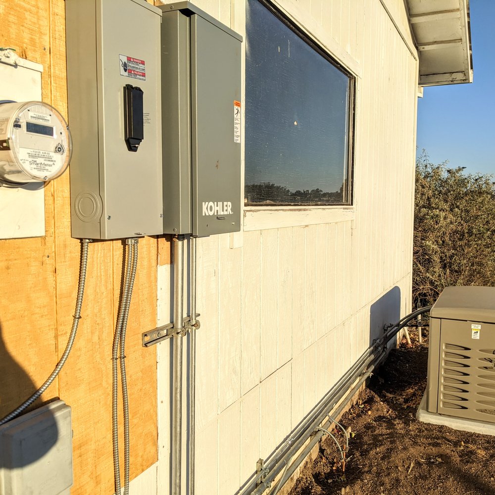 Durham Electric - Disconnect, Transfer Switch, and New Panel (Inside) - Electricians Near Me - Petaluma, California