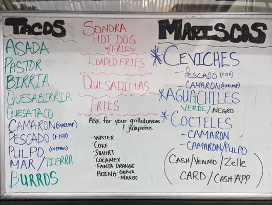 Menu photo 2 Tacos y Mariscos El Partner Santa Maria, CA Menu photo 2 Tacos y Mariscos El Partner Santa Maria, CA