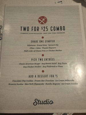 Menu photo 5 Studio Movie Grill Arlington, TX Menu photo 5 Studio Movie Grill Arlington, TX
