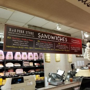 B & A Pork Store - Sandwiches - Meat Shops Near Me - Brooklyn, New York