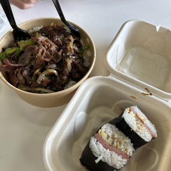Musubi Square - Looks amazing and thumbs up on the flavor. Service needs to be a bit better. - Asian Fusion Near Me - Anaheim, California