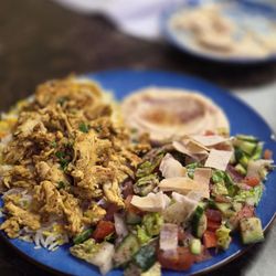 Olive Tree Mediterranean - Chicken Shawarma Plate.