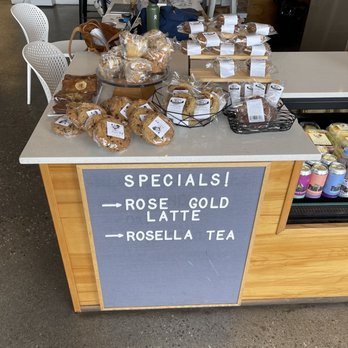 Honeybee Coffee - Baked YUMS and a new rose gold syrup - Coffee & Tea Near Me - Knoxville, Tennessee