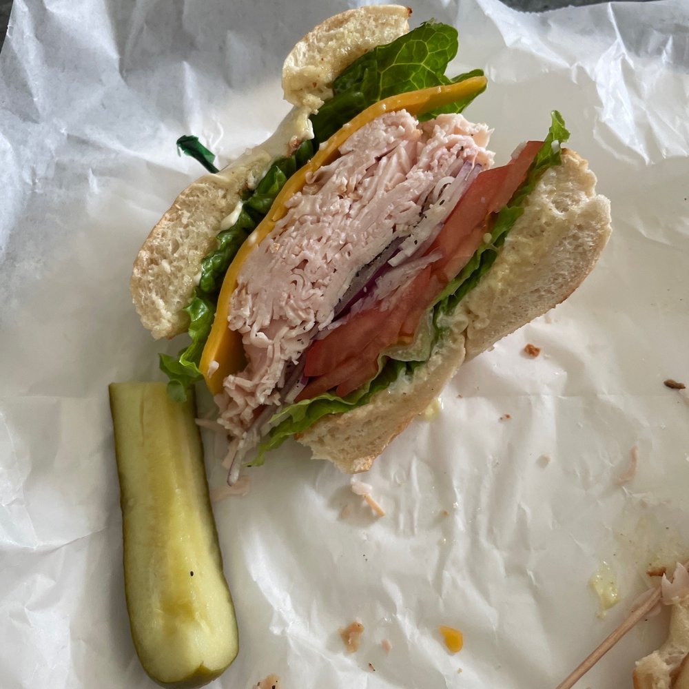 Levy's Bagels - Sam's Turkey Sandwich on a Salt Bagel - Bagels Near Me - Alameda, California Levy's Bagels - Sam's Turkey Sandwich on a Salt Bagel - Bagels Near Me - Alameda, California