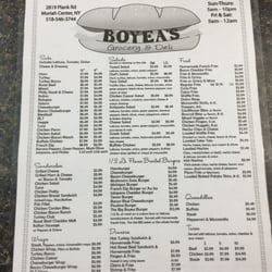 Boyea's Grocery & Deli - Menu