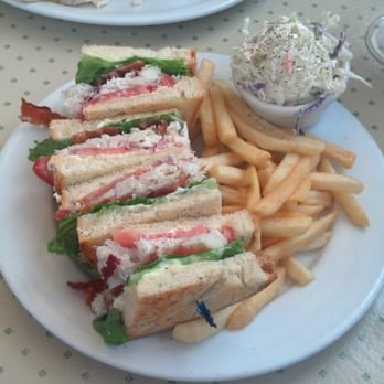 Sandbar & Grill - Jumbo Crab Club Sandwich - Not so good and not "Jumbo" - $15.95 - Seafood Near Me - Monterey, California Sandbar & Grill - Jumbo Crab Club Sandwich - Not so good and not "Jumbo" - $15.95 - Seafood Near Me - Monterey, California