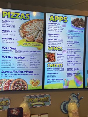 Menu photo 4 Chuck E. Cheese Ventura, CA Menu photo 4 Chuck E. Cheese Ventura, CA