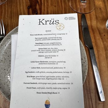 Krüs Kitchen - New American Near Me - Miami, Florida