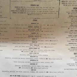 MENU as of JULY 2026