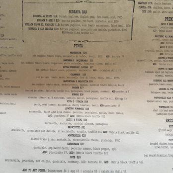 OSTE - MENU as of JULY 2026 - Italian Near Me - Los Angeles, California