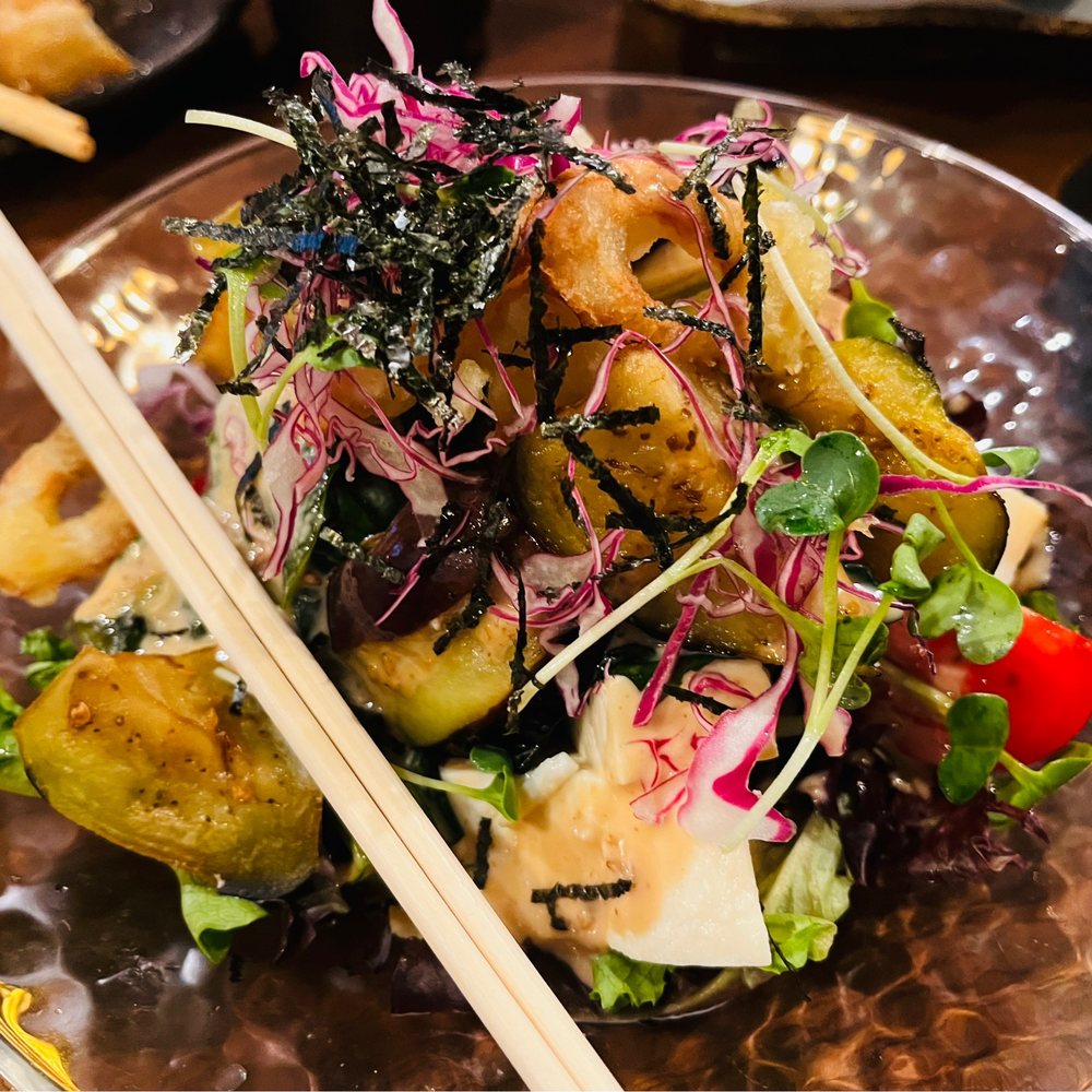 Torizen - Tofu with crispy eggplant...this was da bomb and it ate like a full meal. - Japanese Near Me - Schaumburg, Illinois Torizen - Tofu with crispy eggplant...this was da bomb and it ate like a full meal. - Japanese Near Me - Schaumburg, Illinois