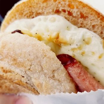 Starbucks - Reduced fat turkey bacon bfst sandwich. - Coffee & Tea Near Me - Hillsboro, Oregon Starbucks - Reduced fat turkey bacon bfst sandwich. - Coffee & Tea Near Me - Hillsboro, Oregon