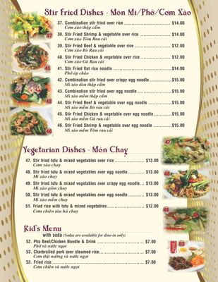 Menu photo 6 Pho House Hemet, CA