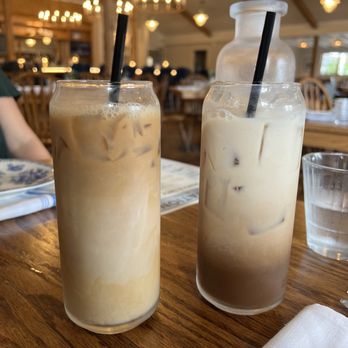 The Station - Latte with whole milk and chai latte with oat milk - Seafood Near Me - Fenwick Island, Delaware The Station - Latte with whole milk and chai latte with oat milk - Seafood Near Me - Fenwick Island, Delaware