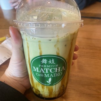 Matcha Cafe Maiko - Brown sugar matcha latte with boba - Desserts Near Me - Duluth, Georgia Matcha Cafe Maiko - Brown sugar matcha latte with boba - Desserts Near Me - Duluth, Georgia