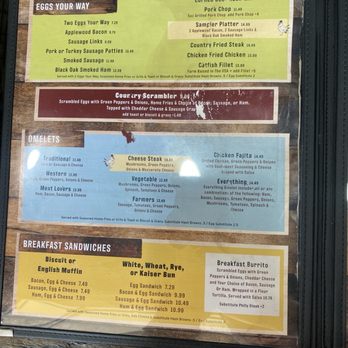 Country Cookin Diner - Breakfast menu - Diners Near Me - Cocoa, Florida