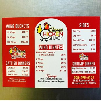 Chicagos Chicken Shack - Broadview - Chicago's Chicken Shack's menu - Chicken Wings Near Me - Broadview, Illinois