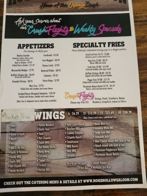 Menu photo 1 Hog's Hollow Saloon Berwick, PA Menu photo 1 Hog's Hollow Saloon Berwick, PA