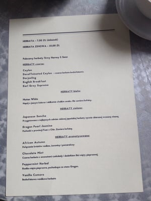 Menu photo 1 Mała Forma Warsaw, MZ