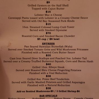 Varanese - Daily Specials - New American Near Me - Louisville, Kentucky