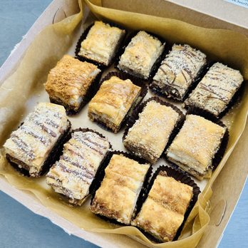 Sweet Tillies - Close-up of dozen assorted baklava - Bakeries Near Me - New Kensington, Pennsylvania