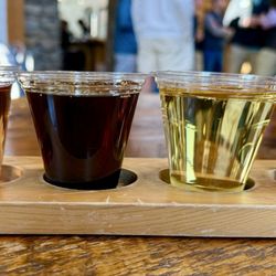 Potter's Craft Cider - Generous pours in this flight