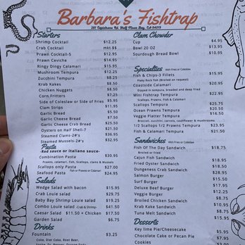 Barbara's Fishtrap - Seafood Near Me - Half Moon Bay, California