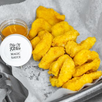 Magic City Kitchen - Catfish Nuggets with Justice Magic Sauce - Soul Food Near Me - Atlanta, Georgia Magic City Kitchen - Catfish Nuggets with Justice Magic Sauce - Soul Food Near Me - Atlanta, Georgia