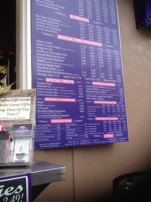 Menu photo 3 Mocha Tree Yakima, WA