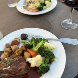 Soho Restaurant & Music Club - Filet and salmon