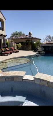 Pool Resurfacing and Remodeling - Over time, pool surfaces can degrade due to constant exposure to elements, chemicals, and wear and tear. With our pool resurfacing expertise, you can transform your tired and lackluster pool into a breathtaking centerpiece. Choose from an array of visually stunning options such as Plaster, Pebble, or luxurious glass beads to create a mesmerizing surface that will impress your guests and instill pride in your property.
