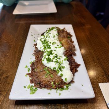 Nick’s Bistro - Potato Pancakes(Appetizer) - Greek Near Me - Forest Hills, New York Nick’s Bistro - Potato Pancakes(Appetizer) - Greek Near Me - Forest Hills, New York