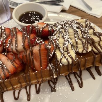 More Than Waffles - Blueberry, Strawberry or Banana Pancakes - Full Stack - Breakfast & Brunch Near Me - Encino, California More Than Waffles - Blueberry, Strawberry or Banana Pancakes - Full Stack - Breakfast & Brunch Near Me - Encino, California
