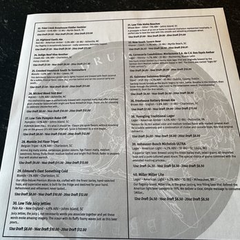Black Drum - Menu - Bars Near Me - Myrtle Beach, South Carolina Black Drum - Menu - Bars Near Me - Myrtle Beach, South Carolina