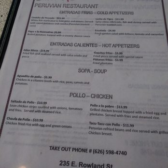 Sabor a Peru - Peruvian Near Me - Covina, California Sabor a Peru - Peruvian Near Me - Covina, California