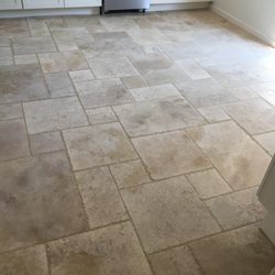 Baker Custom Tile - Travertine Floor 2023 Cypress pattern