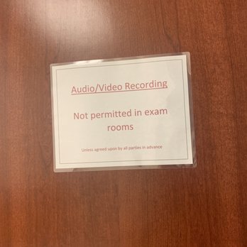 Exam Works - Wonder why this is on the door? Or why your spouse can't go in with you? Yet they're allowed in every other healthcare setting, hmm.. - Diagnostic Services Near Me - Portland, Oregon Exam Works - Wonder why this is on the door? Or why your spouse can't go in with you? Yet they're allowed in every other healthcare setting, hmm.. - Diagnostic Services Near Me - Portland, Oregon