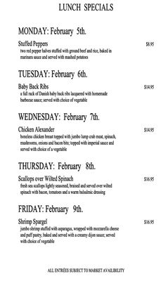 Menu photo 8 Peppermill Restaurant Lutherville, MD
