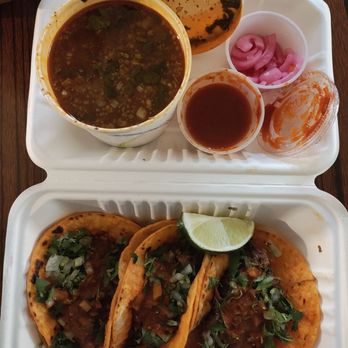 Birria Landia - 3 Tacos & 1 Small Consomme - Tacos Near Me - Flushing, New York