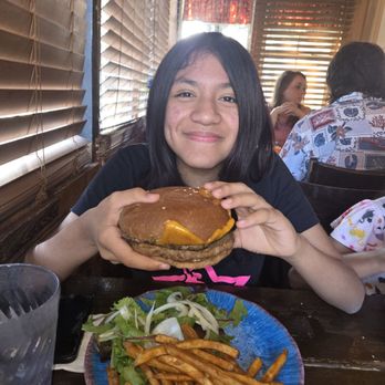 Hobbit Cafe - Kids cheese burger - Burgers Near Me - Houston, Texas