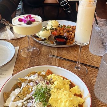 Pradera Brunch - Smoked Brisket Benedict Chilaquiles rojos y verdes Lechee Mimosa & Diosa - Breakfast & Brunch Near Me - Baldwin Park, California Pradera Brunch - Smoked Brisket Benedict Chilaquiles rojos y verdes Lechee Mimosa & Diosa - Breakfast & Brunch Near Me - Baldwin Park, California